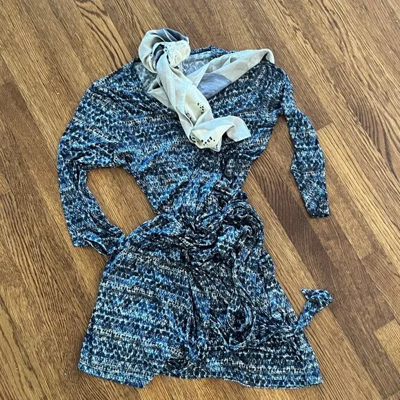 Drapey Soft Wrap Dress - XL - Kulayan - USA Brand Made in the Philippines - EUC - Picture 6 of 9